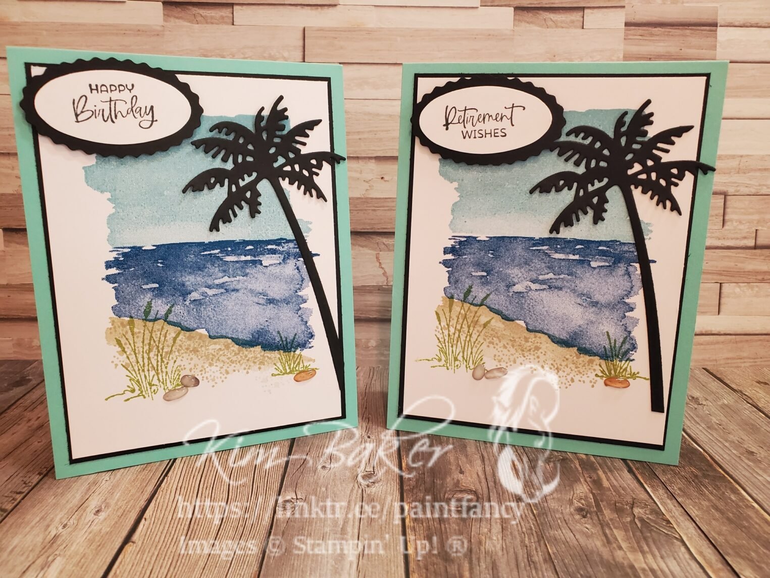 Beach Birthday or Retirement Card Featuring Retiring & Clearance products