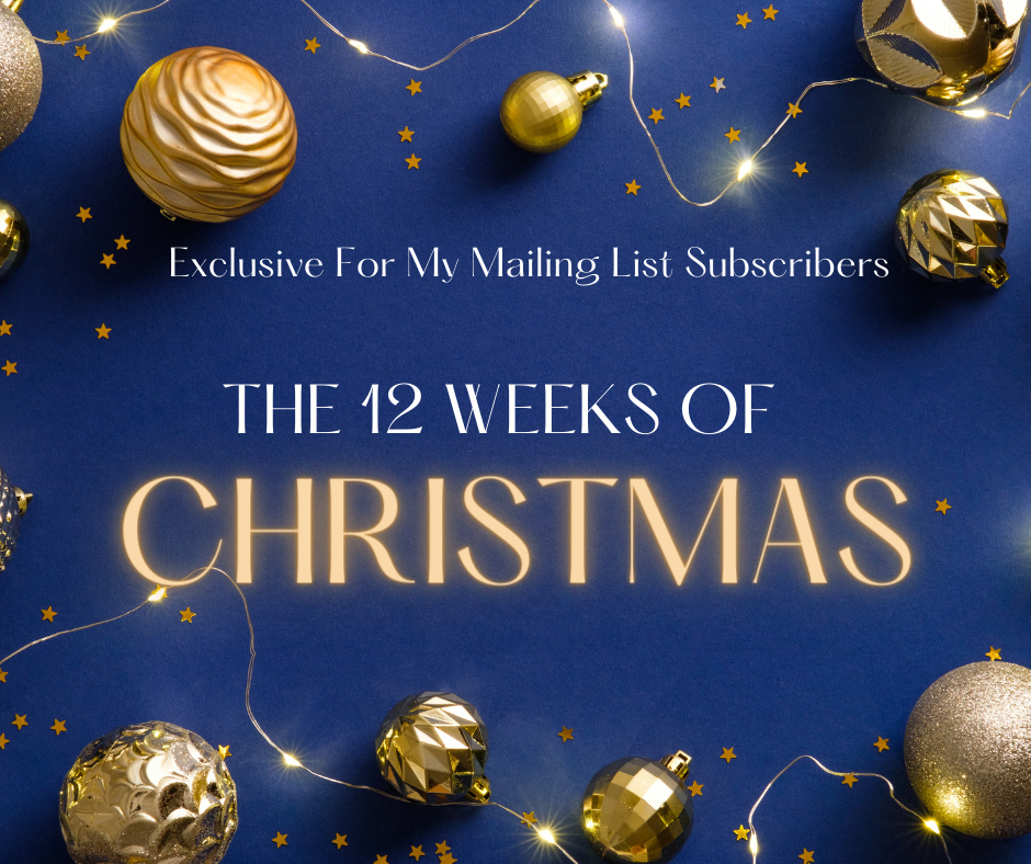 Just 24 Hours Until the 12 Weeks of Christmas Starts!