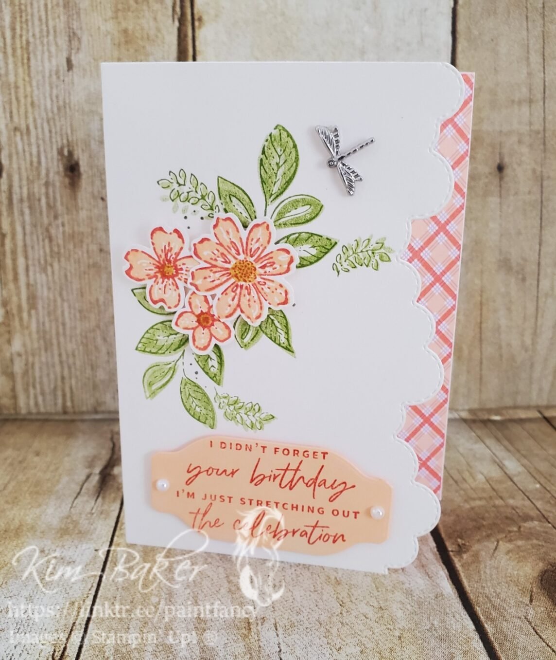 Shimmery Petal Park Basic Borders Card