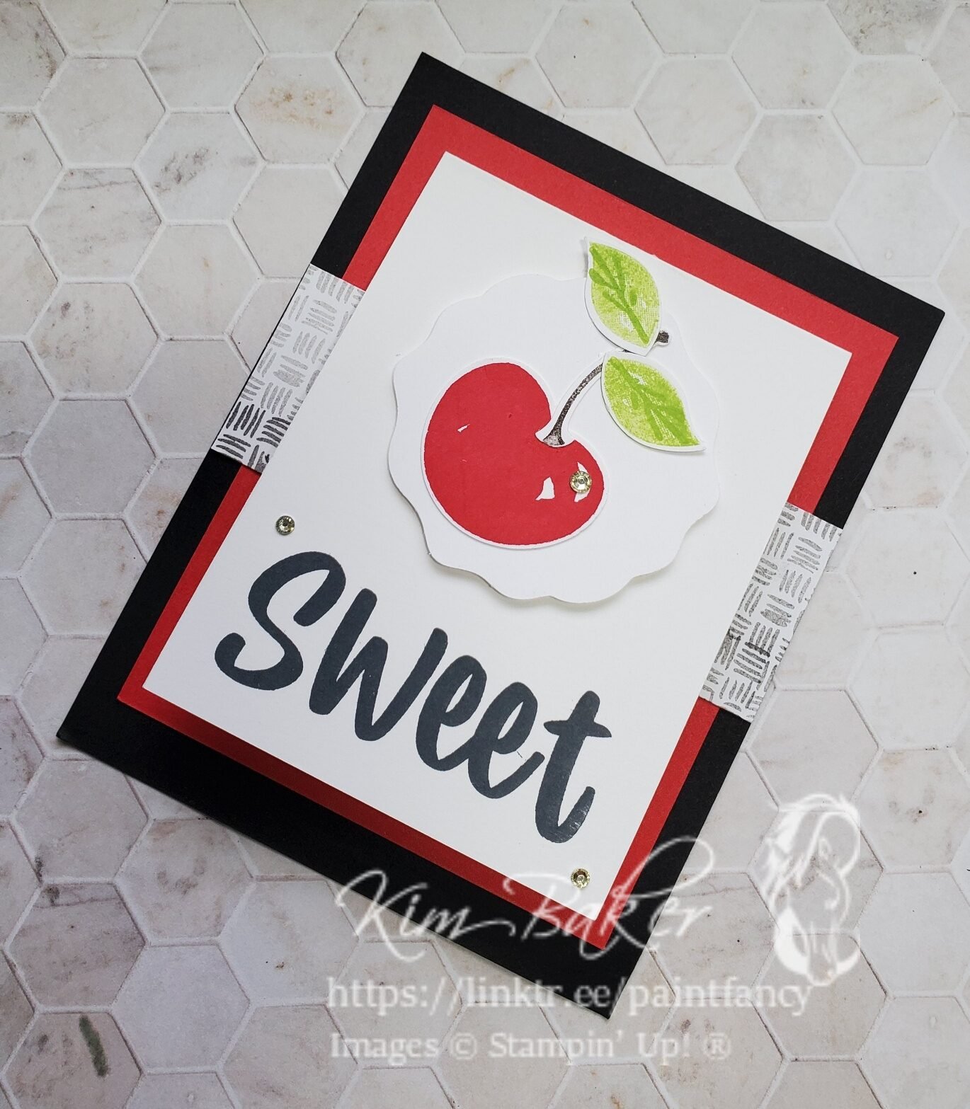 Check Out This Fun Sweet Cherries Card - with Measurements! - Horsin ...
