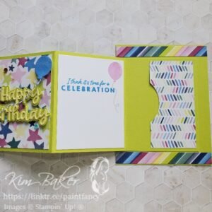 gift card holder fully opened