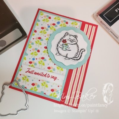 Blog Announcement and Fluffiest Friends Cat Side Latch Card