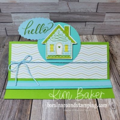 Humble Home Easy Easel Card Using Punches