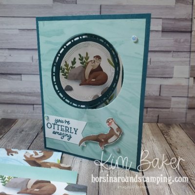 Otterly Adorable Swing Fun Fold Card with Video Tutorial