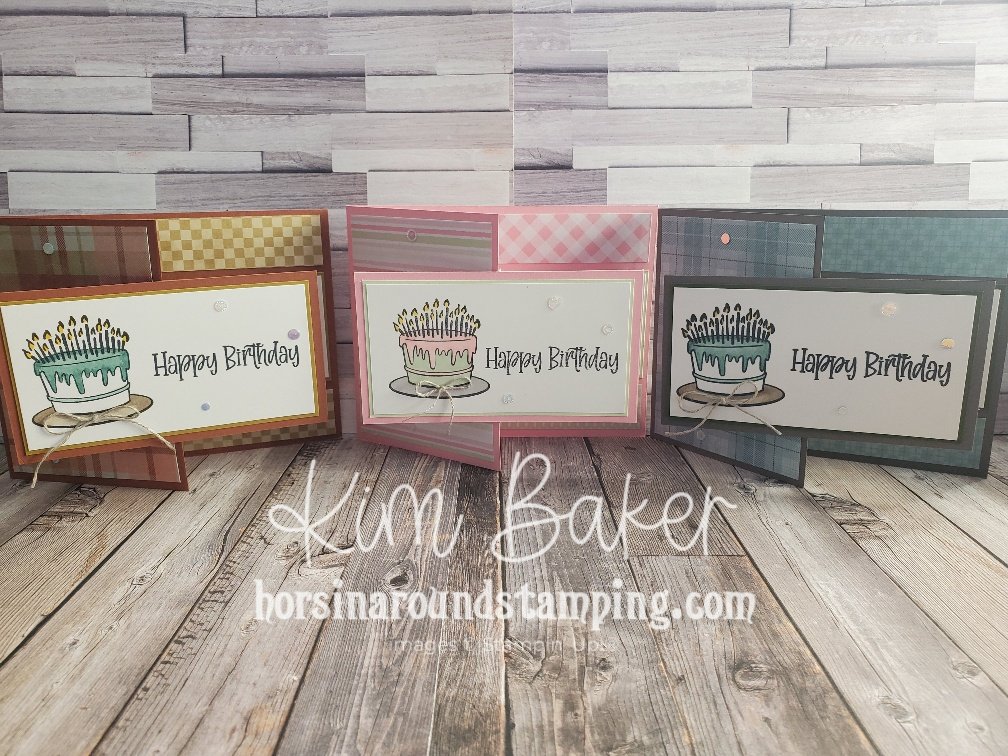 3 flip flap birthday cards