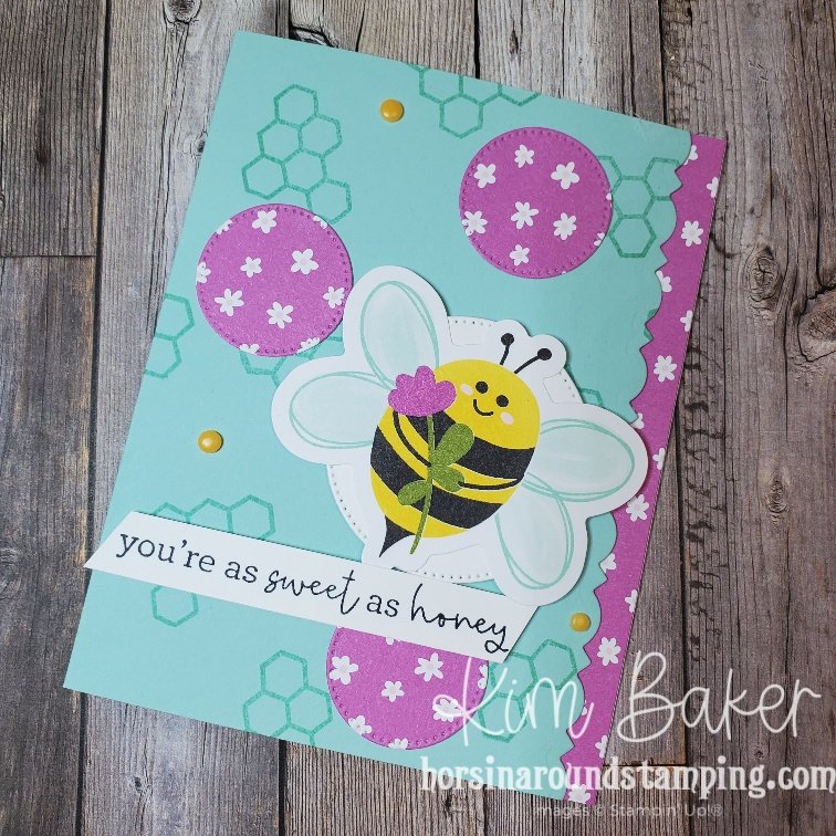cute as can bee card front