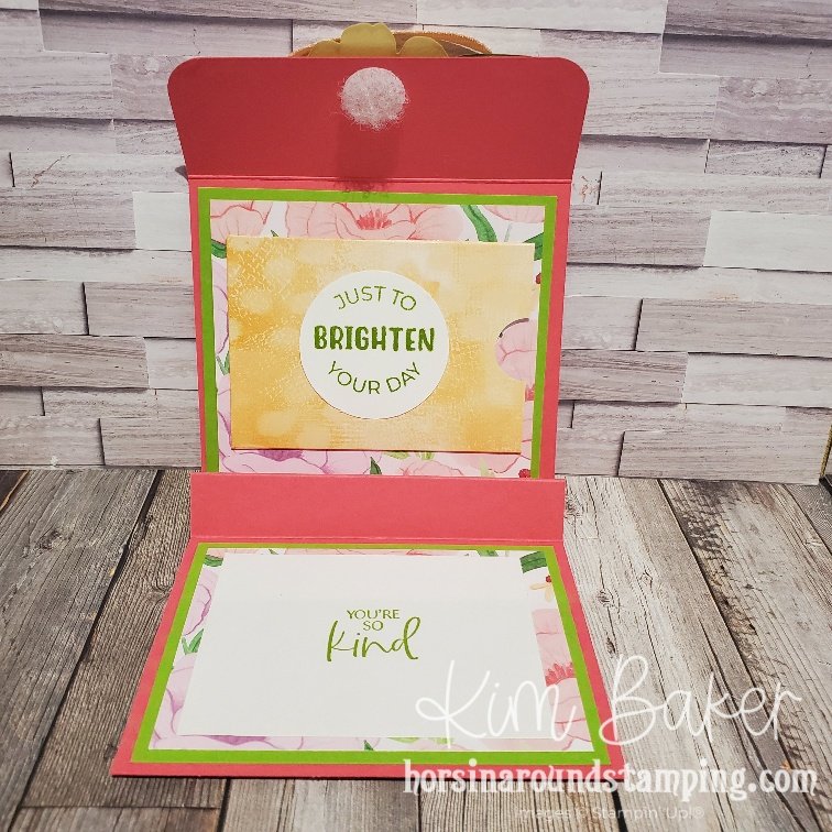 Purse gift card holder inside
