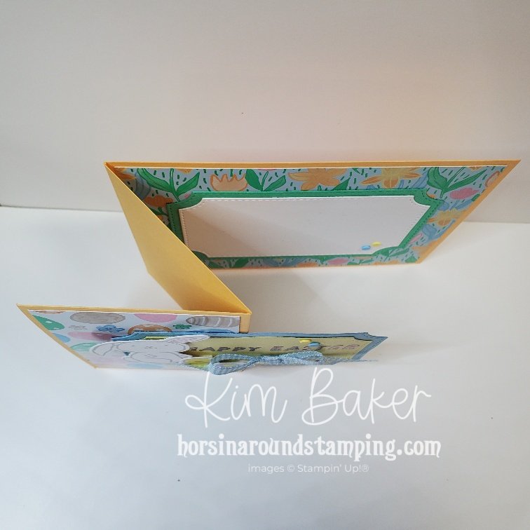 easter joy z fold card top view