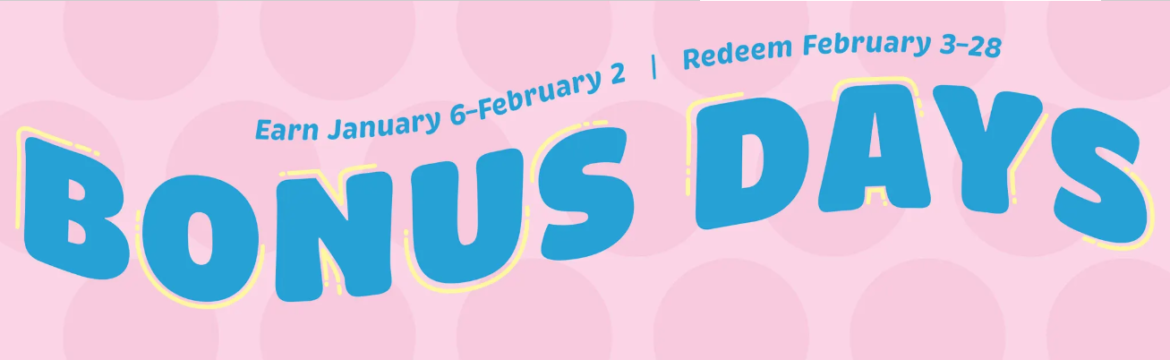 bonus days banner