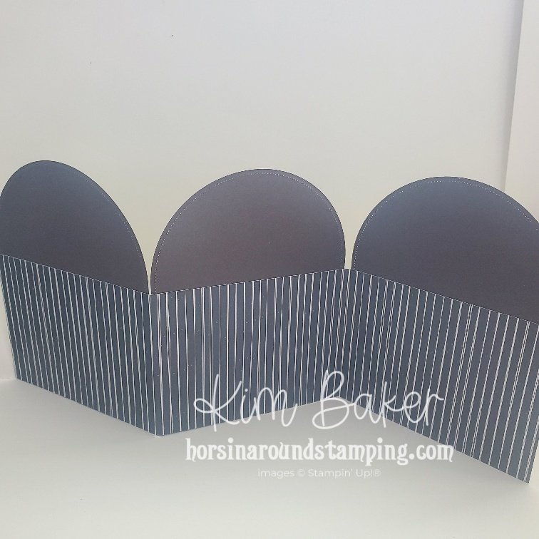 unbridled horse triple arches card back view