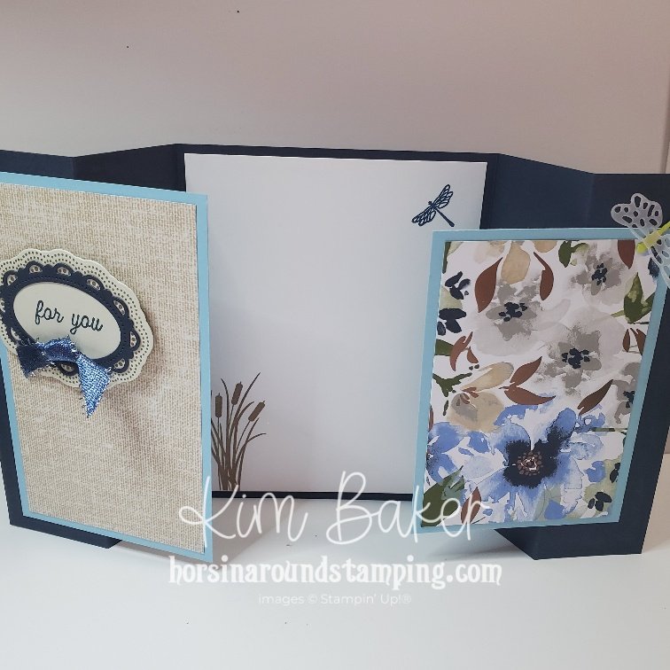 scalloped wishes overlapping gatefold open