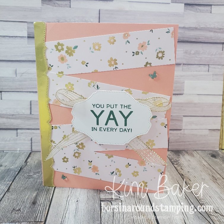 simple thank you pop up card front