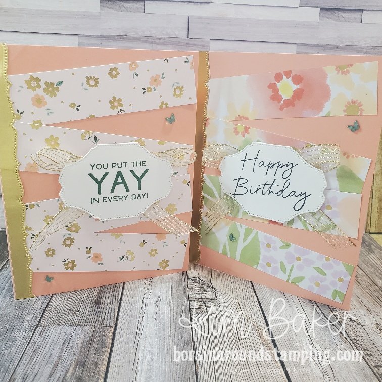 Simple card fronts for center pop up card