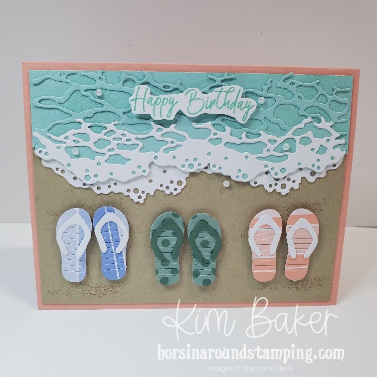 Rolling Waves Splash Relax landscape card front