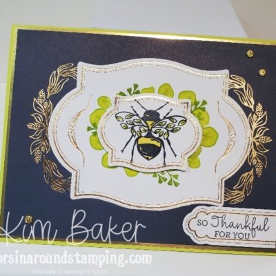 Hot foiling using the Flourish Frames bundle
