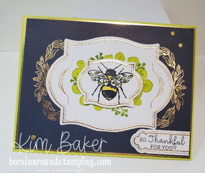Hot foiling using the Flourish Frames bundle