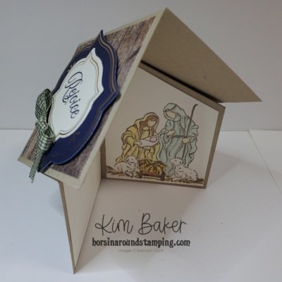 house stable card side view