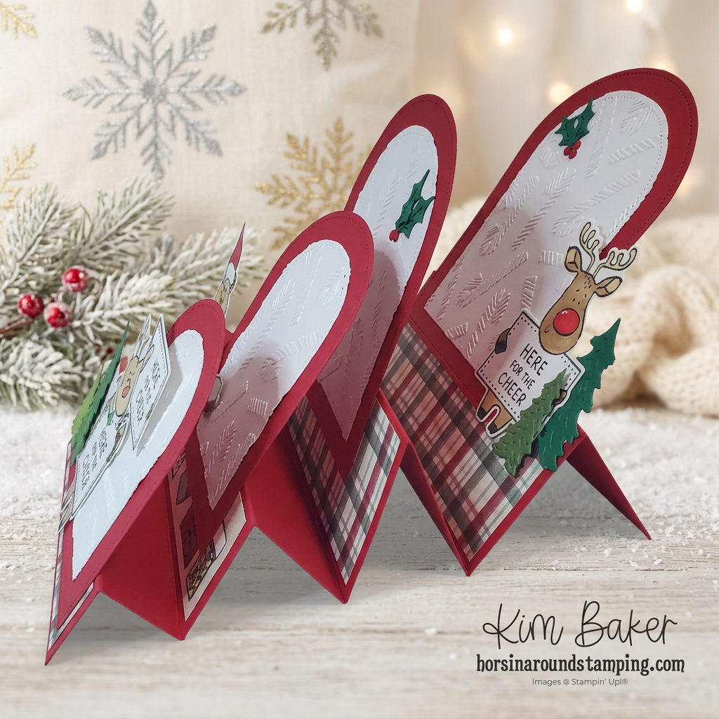 Christmas Crew Arches Step card side view